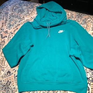 Teal Nike hoodie
